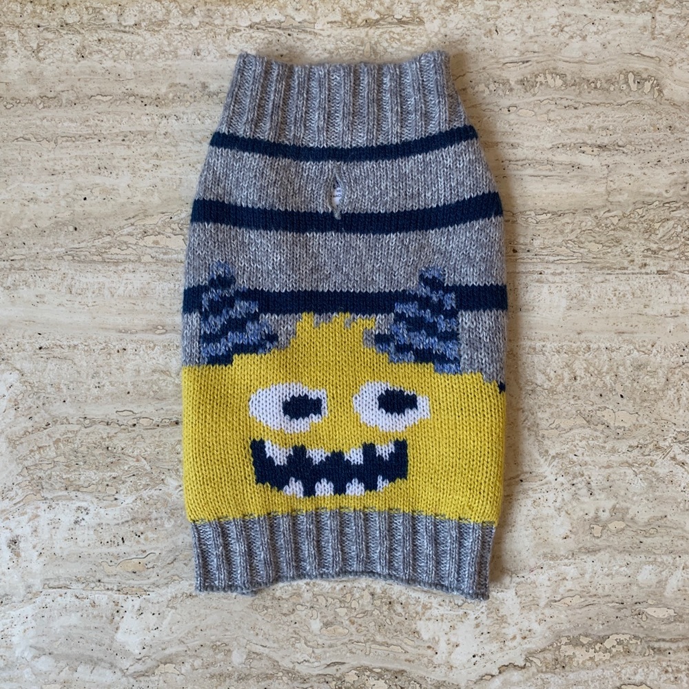 Adorable Dog Minion Sweater